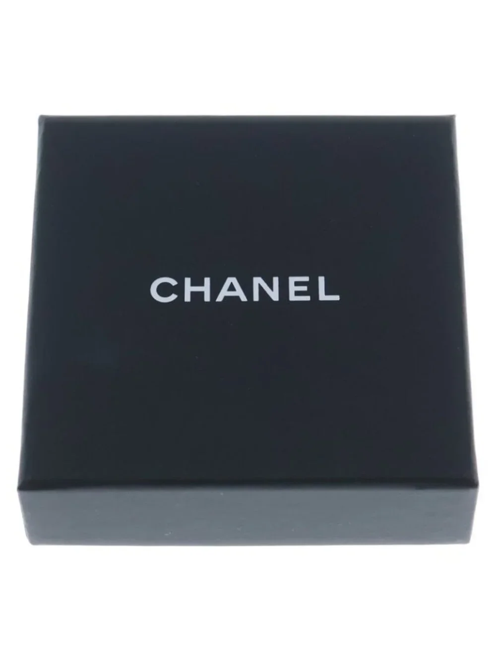 Chanel Coco Mark Rhinestone Brooch Gold GP - Picture 6 of 6